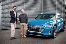 Audi Markenbotschafter Didier Cuche fährt nun rein elektrisch  